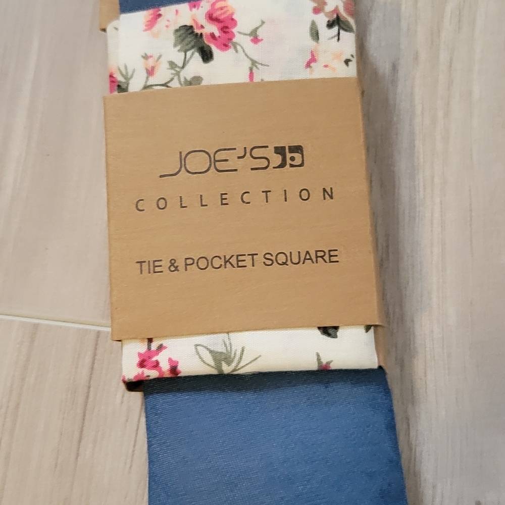 Joe's Collection Tie & Pocket Square NWT
